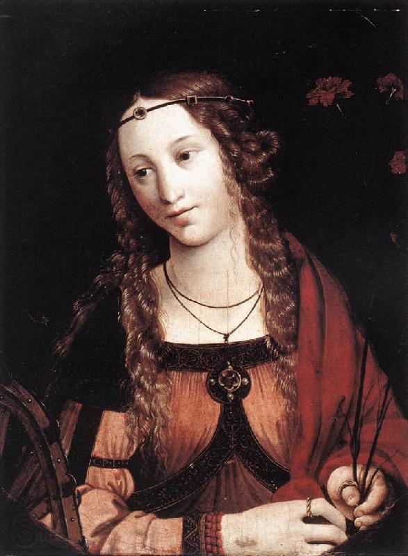 PIAZZA, Callisto St Catherine of Alexandria fh Spain oil painting art